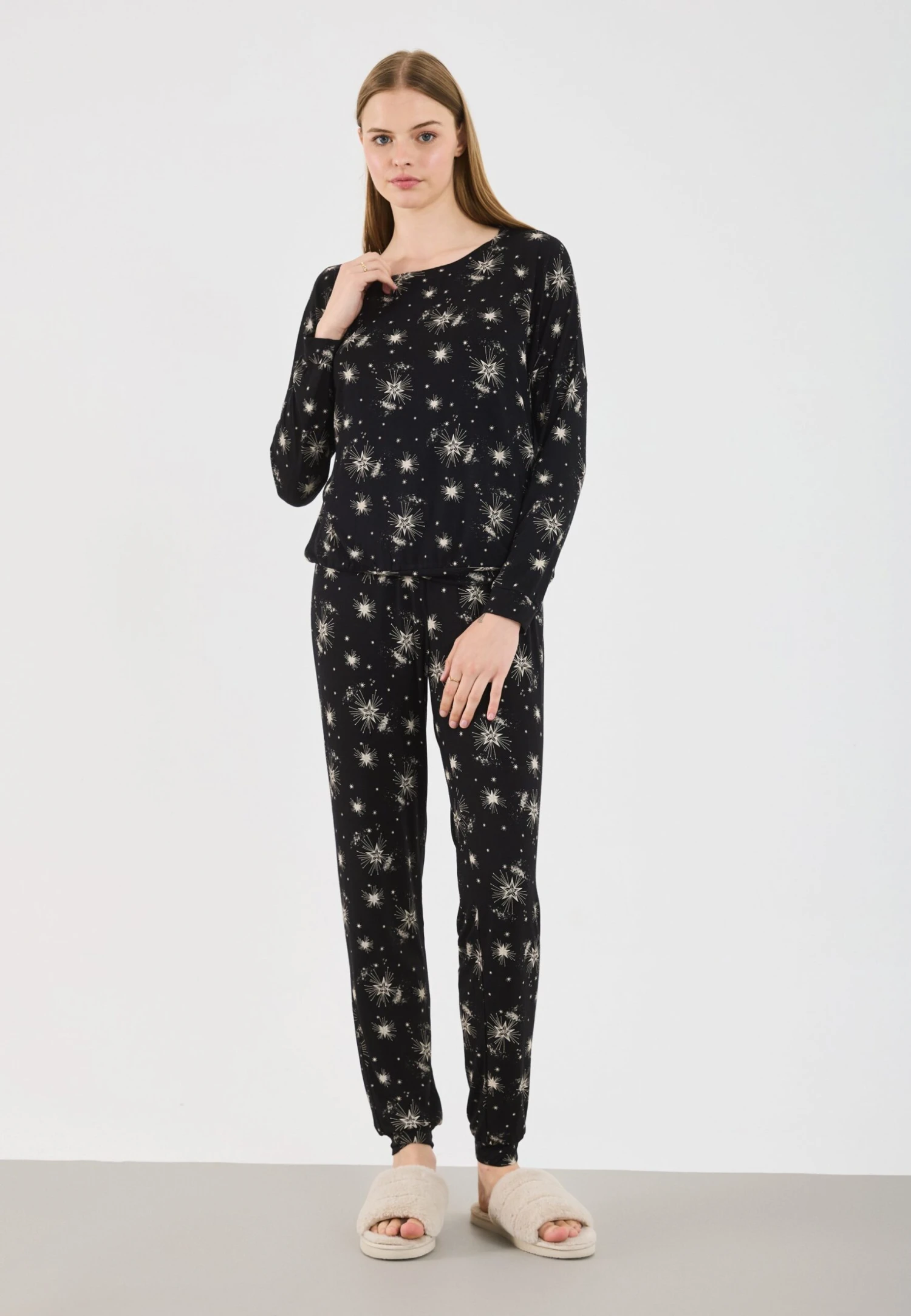 Even&Odd SET - Pyjama Set - Black 3 Even&Odd SET - Pyjama Set - Black