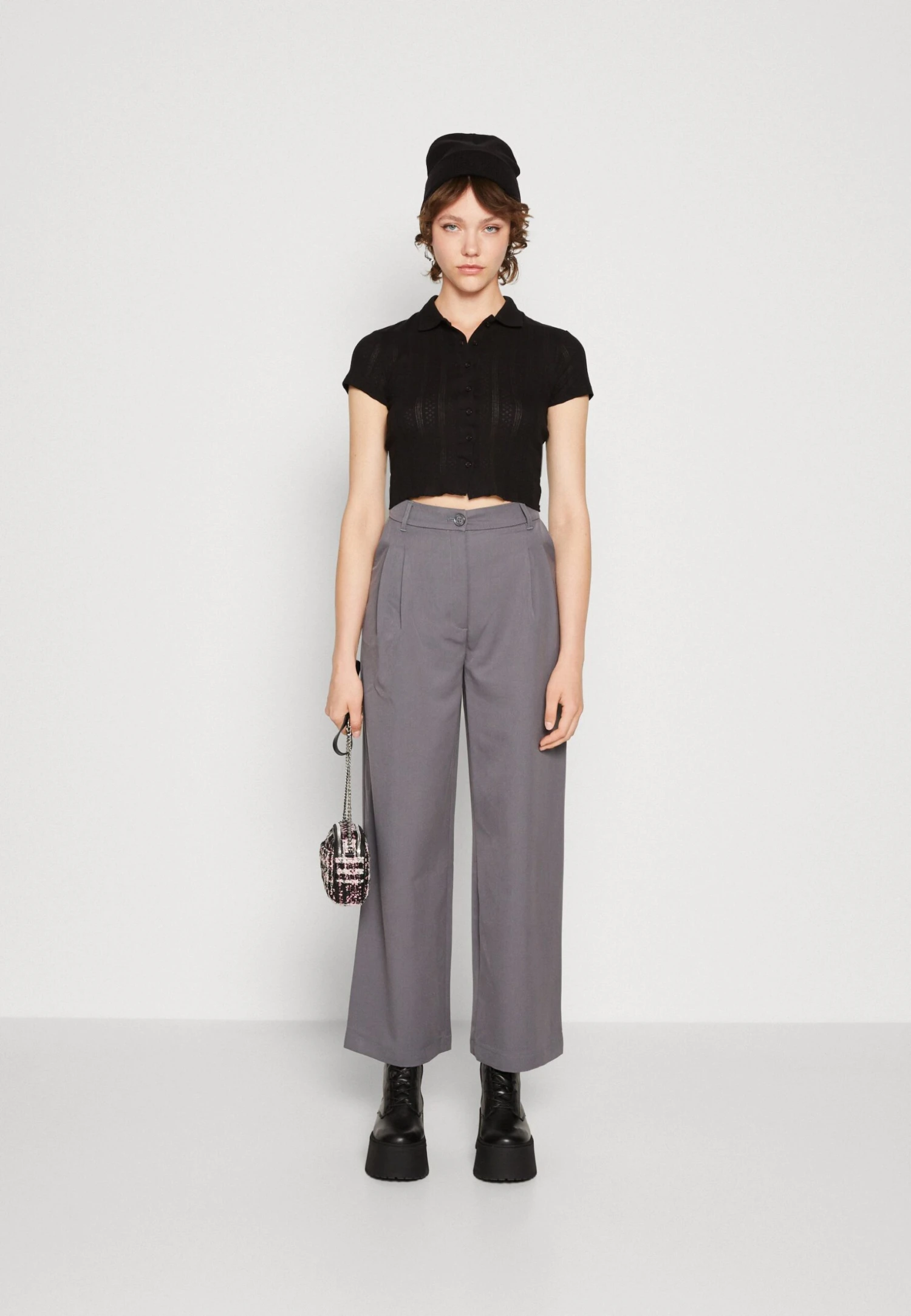 Even&Odd Button-Down Blouse - Black 4 Even&Odd Button-Down Blouse - Black - Image 2