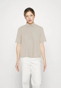 Even&Odd Linen-Mix Button Down Blouse - Button-Down Blouse