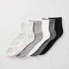 Even&Odd 5 PACK - Socks - Black, White, Grey Marl