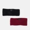Even&Odd 2 Pack - Ear Warmers - Black/Red