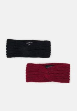 Even&Odd 2 Pack - Ear Warmers - Black/Red