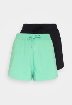 Even&Odd 2 Pack - Tracksuit Bottoms - Black/Green -FOREVER 21 5e0d767dd7094b169f3683acac2a8486