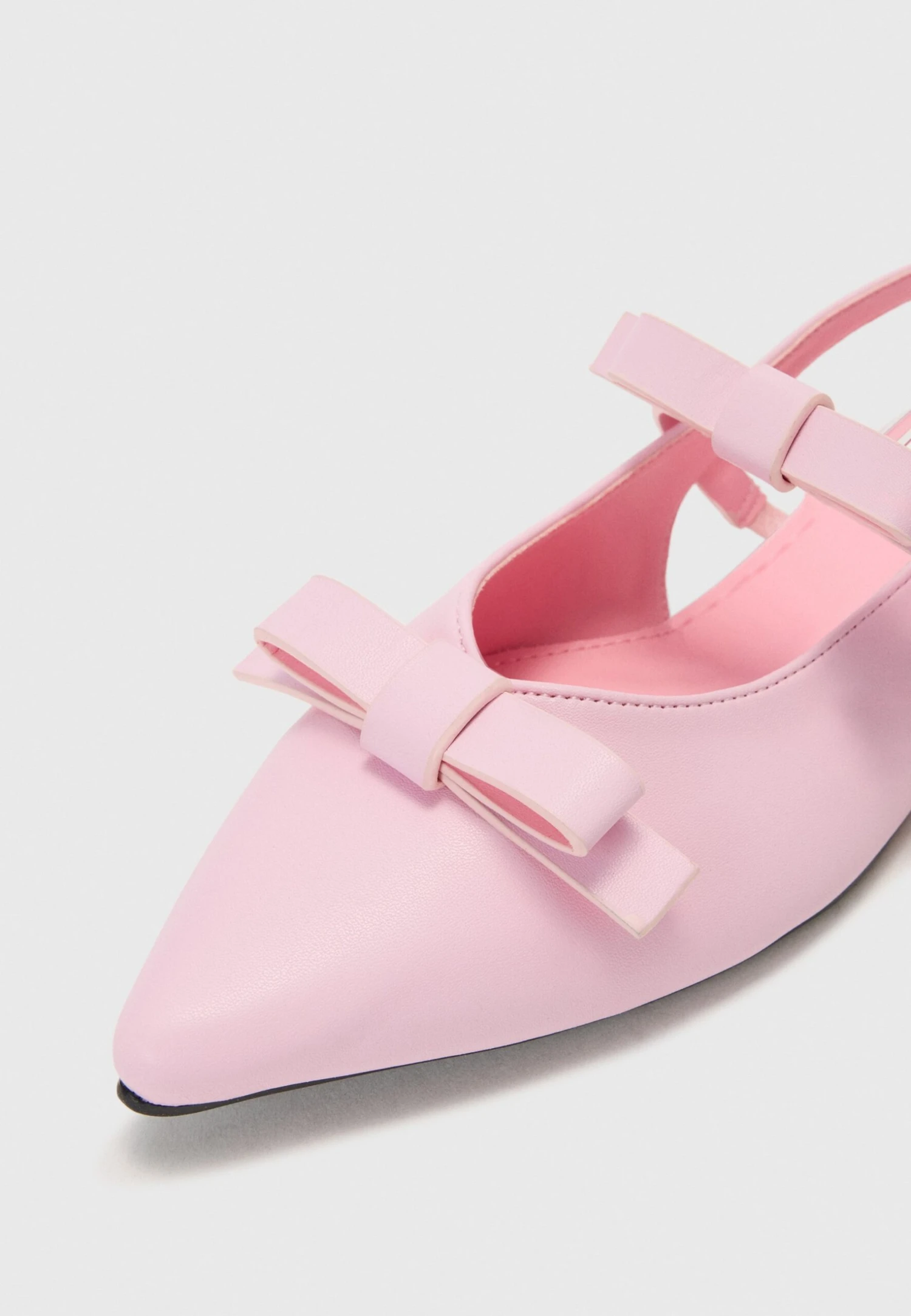 Even&Odd Ankle Strap Ballet Pumps - Pink 8 Even&Odd Ankle Strap Ballet Pumps - Pink - Image 6