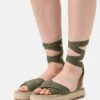 Even&Odd Sandals - Khaki -FOREVER 21 6275844a119f428abdb8a3a0d00626aa