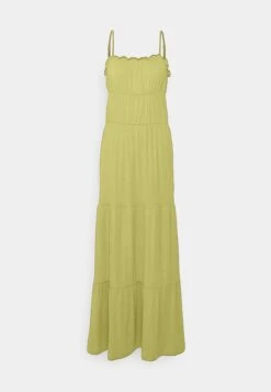 Even&Odd Maxi Dress Tiered Skirt- Maxi Dress - Green -FOREVER 21 64a1d50ca78b418d927c3ea08350f1fb