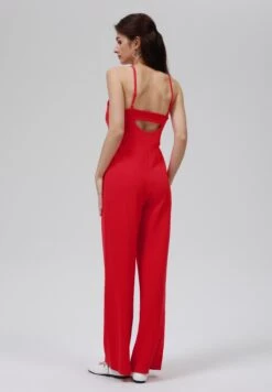 Even&Odd Jumpsuit - Red -FOREVER 21 6558096b3db34260aa7764041870a56e