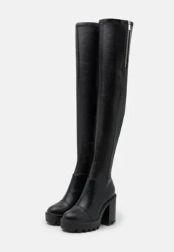 Even&Odd High Heeled Boots - Black 10 Even&Odd High Heeled Boots - Black -FOREVER 21 67783649cdb34665bafdcd3a619f5298