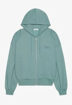 Even&Odd Zip-up Sweatshirt - Light Green -FOREVER 21 6778b54a3b8d4e2b928c19d7246e33e3