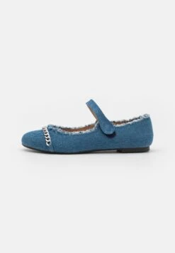 Even&Odd Ankle Strap Ballet Pumps - Blue -FOREVER 21 680b0f5eac2a44a18531c1c935173e8a