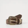 Even&Odd LEATHER - Belt - Dark Brown