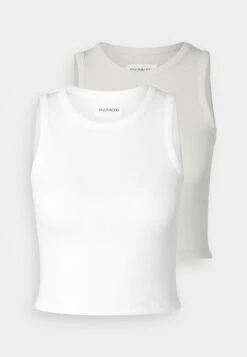 2 PACK - Top - Black/green -FOREVER 21 6b7e29089c524b7c8ed743da53ea0a90