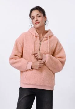 Even&Odd TEDDY ZIP THROUGH - Fleece Jumper - Pink -FOREVER 21 6ec3d993917c473aa92e0e5e3a61cca2