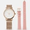 Even&Odd Set - Watch - Rose Gold-Coloured/Pink -FOREVER 21 6f430d5973084c0eacfc377a32d25e45