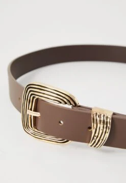 Even&Odd LEATHER - Belt - Dark Brown -FOREVER 21 75ed2091632040b8bfa236faa41fbad5