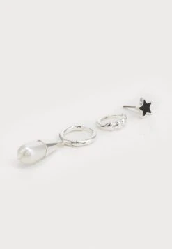 Even&Odd 8 PACK - Earrings - Silver-coloured -FOREVER 21 78f15309000543618d14afc199f27b6f