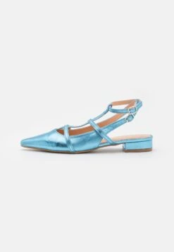 Even&Odd Slingback Ballet Pumps - Blue -FOREVER 21 7acba4ab78364f1cb3d9df9f4e74cacb