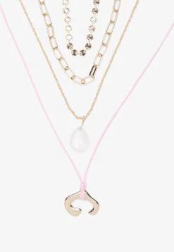 Even&Odd 4 PACK - Necklace - Shiny Gold-coloured -FOREVER 21 7b401b2d03af4d1eae734061324c0f89