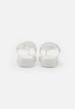 Even&Odd T-Bar Sandals - White -FOREVER 21 7cf2a1be860042eaba9f676c99a24121