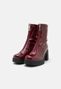 Even&Odd Platform Ankle Boots - Dark Red -FOREVER 21 7e0c5939064f4a088ea7895755aaa6fa