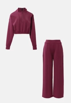 Even&Odd SET - Tracksuit - Bordeaux -FOREVER 21 7ed9865dd48c4f1ea9943de936e1ed5b