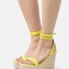 Even&Odd High Heeled Sandals - Yellow 1 Even&Odd High Heeled Sandals - Yellow -FOREVER 21 807841244ce140d3ba03911e7a9a2944