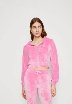 Even&Odd Zip-Up Sweatshirt - Pink