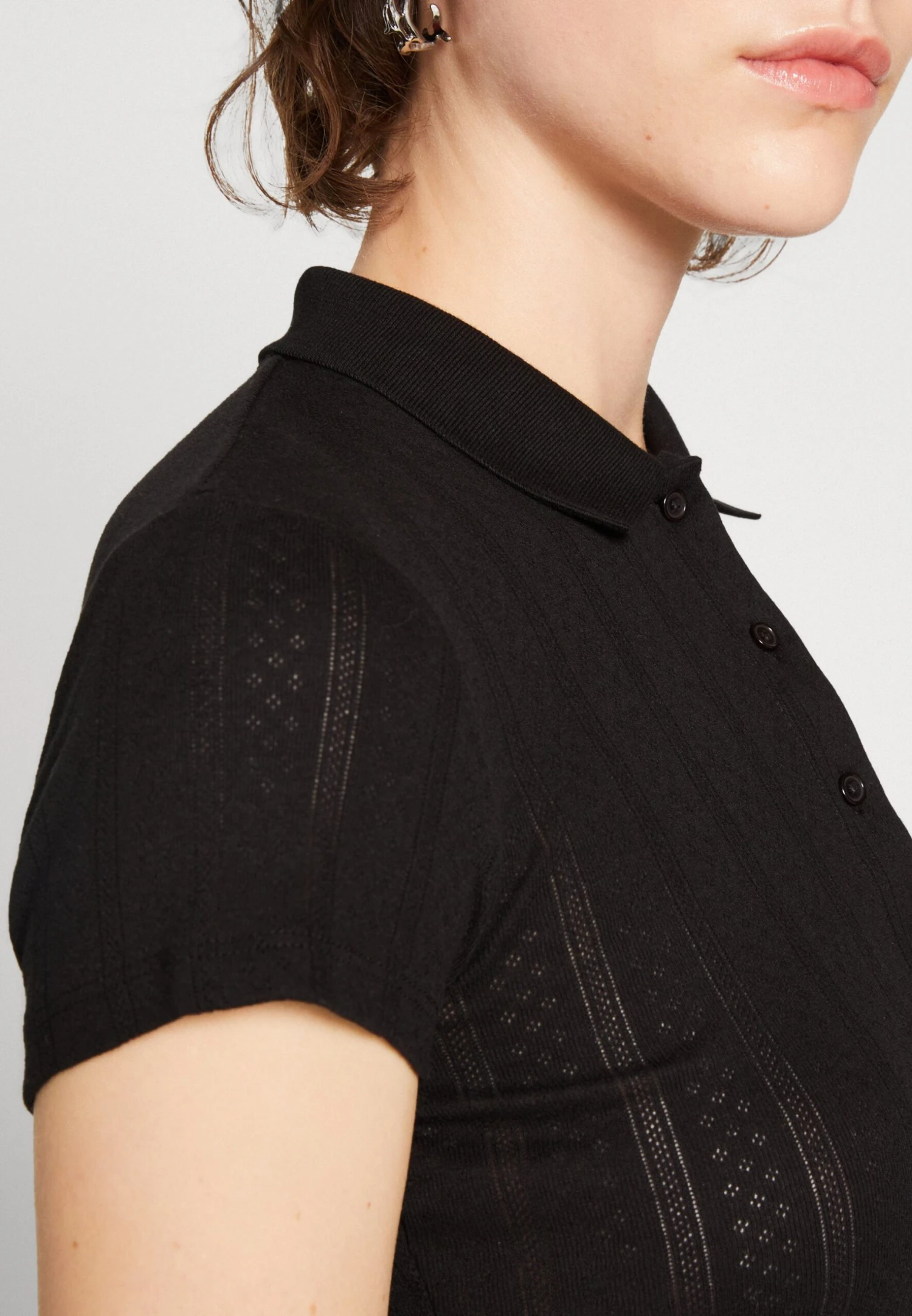 Even&Odd Button-Down Blouse - Black 8 Even&Odd Button-Down Blouse - Black - Image 6