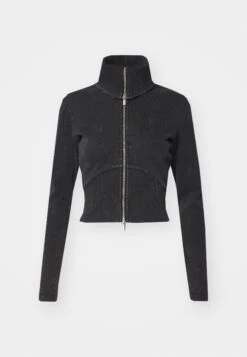 Even&Odd Zip-up Sweatshirt - Anthracite -FOREVER 21 87a8de905e0845c3aab74c79321e7874