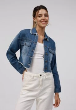 Even&Odd Denim Jacket - Mid Blue Wash