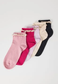 Even&Odd 5 PACK - Socks - Lilac/off-white/pink