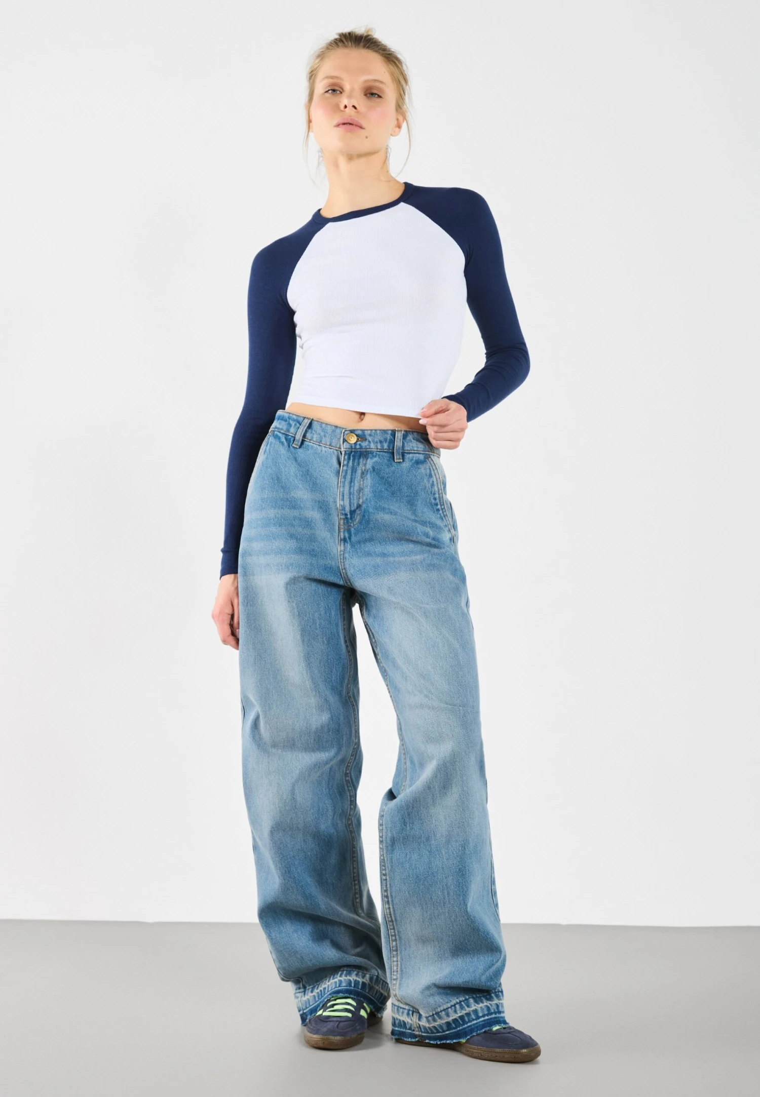 Even&Odd Wide Leg - Blue Denim 4 Even&Odd Wide Leg - Blue Denim - Image 2