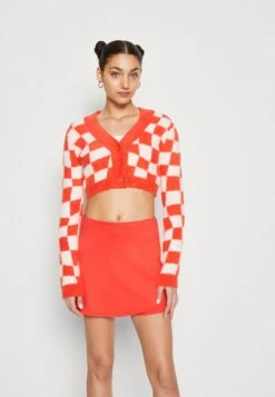 Even&Odd A-Line Skirt -Red -FOREVER 21 8cecbadb906d42c1b3720a266e1c44a7