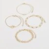 Even&Odd 4 PACK - Bracelet - Gold-coloured -FOREVER 21 8d6cfe33fd40410e8366c315620eafef