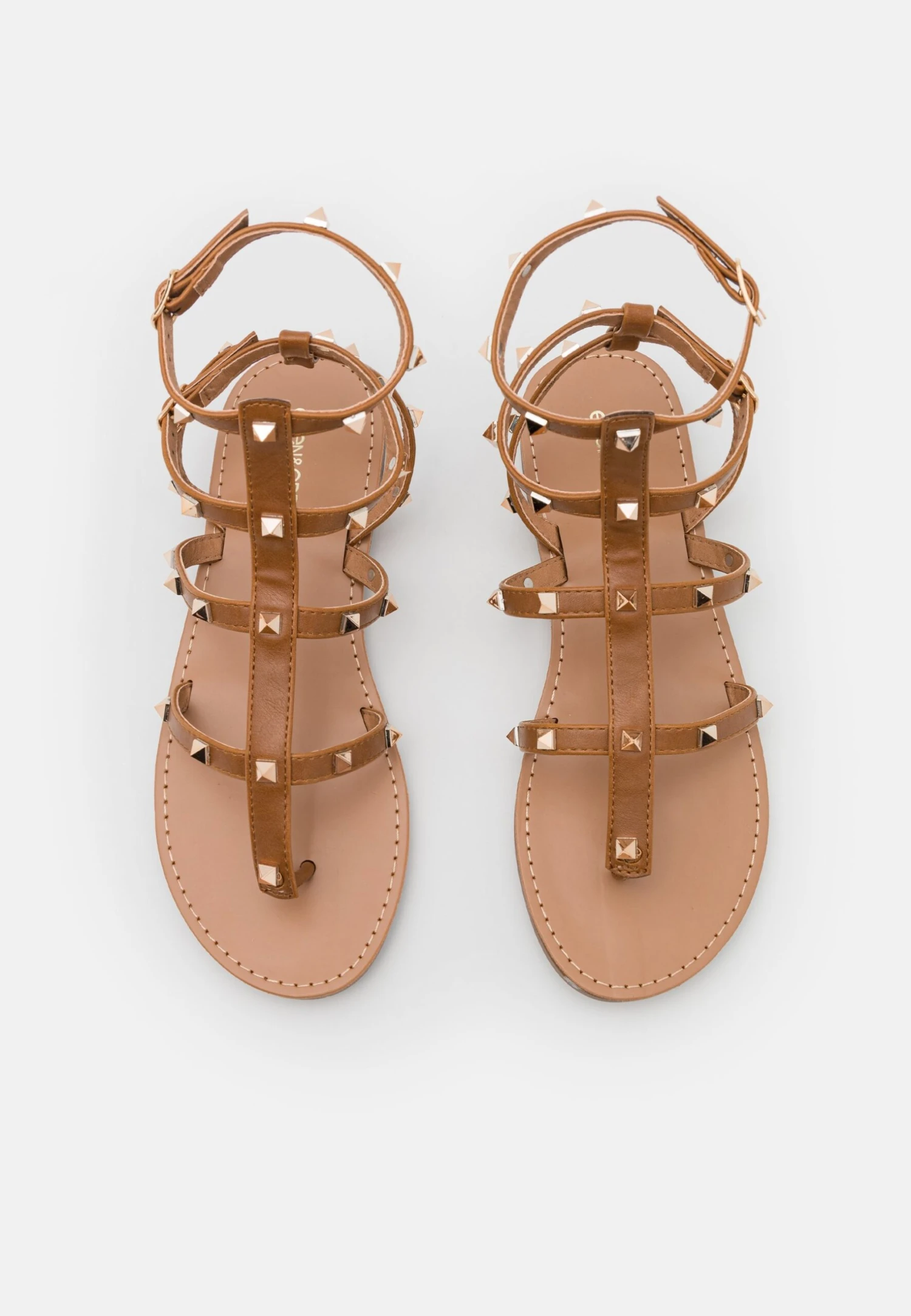 Even&Odd Sandals - Cognac 8 Even&Odd Sandals - Cognac - Image 6