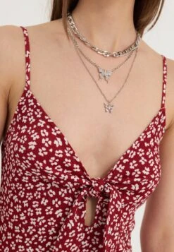 Even&Odd Jumpsuit - Red/white -FOREVER 21 8f46e893915a4ba79e9257f7d85cb4a3