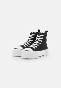 Even&Odd High-Top Trainers - Black -FOREVER 21 9315fcca3af247a08b7f080a3e822b1f