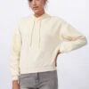 Even&Odd BORG SLEEVES - Hoodie - Cream -FOREVER 21 938cb70662cb4f48897581021cd6bf4d
