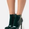 Even&Odd High Heeled Ankle Boots - Green