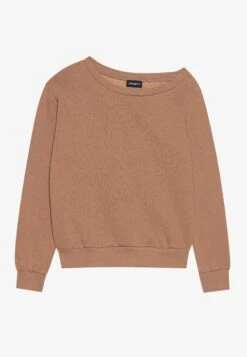 Even&Odd BASIC OFF SHOULDER SWEATSHIRT - Sweatshirt - Mottled Beige -FOREVER 21 985e98f676114f5bb121fe4b202f200d