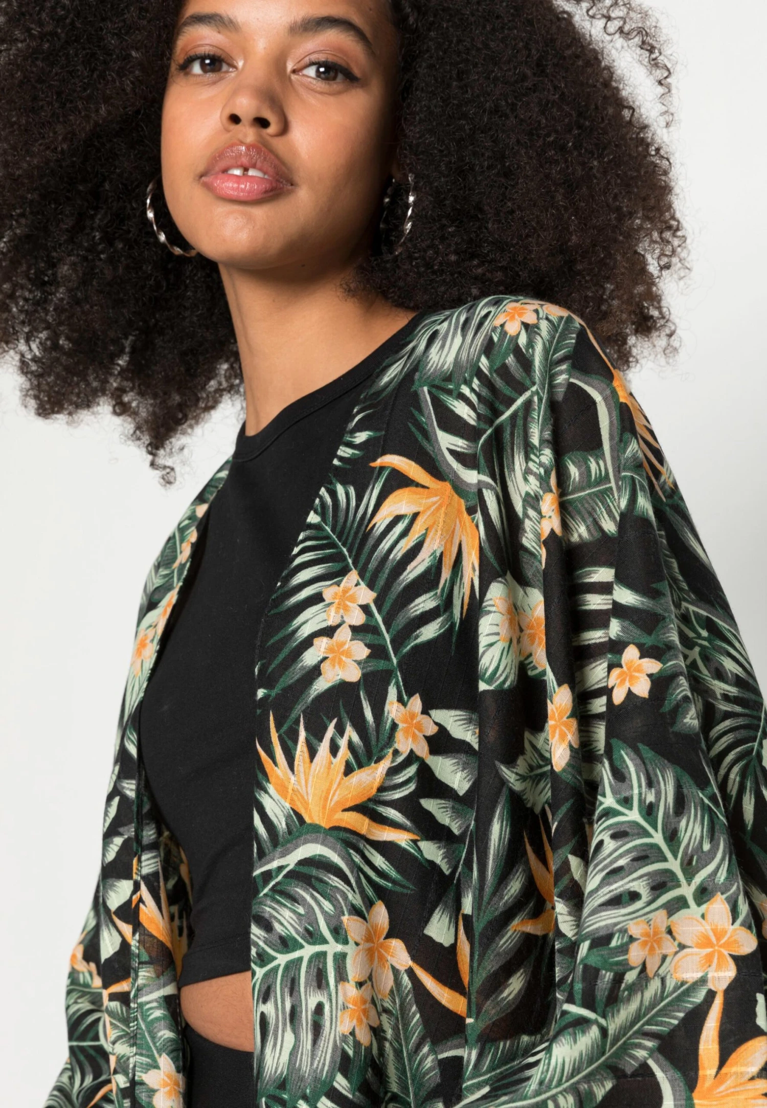 Even&Odd Summer Jacket - Black/Green/Yellow 7 Even&Odd Summer Jacket - Black/Green/Yellow - Image 5