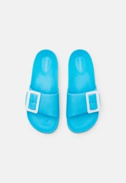 Even&Odd Pool Slides - Blue -FOREVER 21 9d4c5bfe3d7a4a6aa46aed247e7031fa