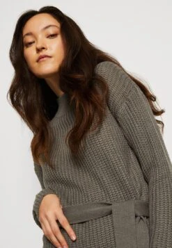 Even&Odd Loose High Neck Dress- Jumper Dress - Dark Grey -FOREVER 21 9de2665a51e444408cdeea3cfa0e2e1b