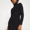 Even&Odd Rollkragen Bodycon Ripp Midi Strickkleid - Shift Dress - Black 1 Even&Odd Rollkragen Bodycon Ripp Midi Strickkleid - Shift Dress - Black -FOREVER 21 a7275e87b1144a739ffc052159d5ea26