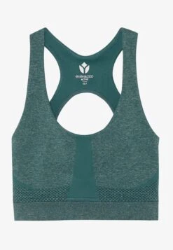 MEDIUM SUPPORT SEAMLESS SPORTS BRA WITH CUT OUT RACER BACK - Medium Support Sports Bra - Mint -FOREVER 21 a7b9a7f04bda4a9fb9f52d3f59b722e2