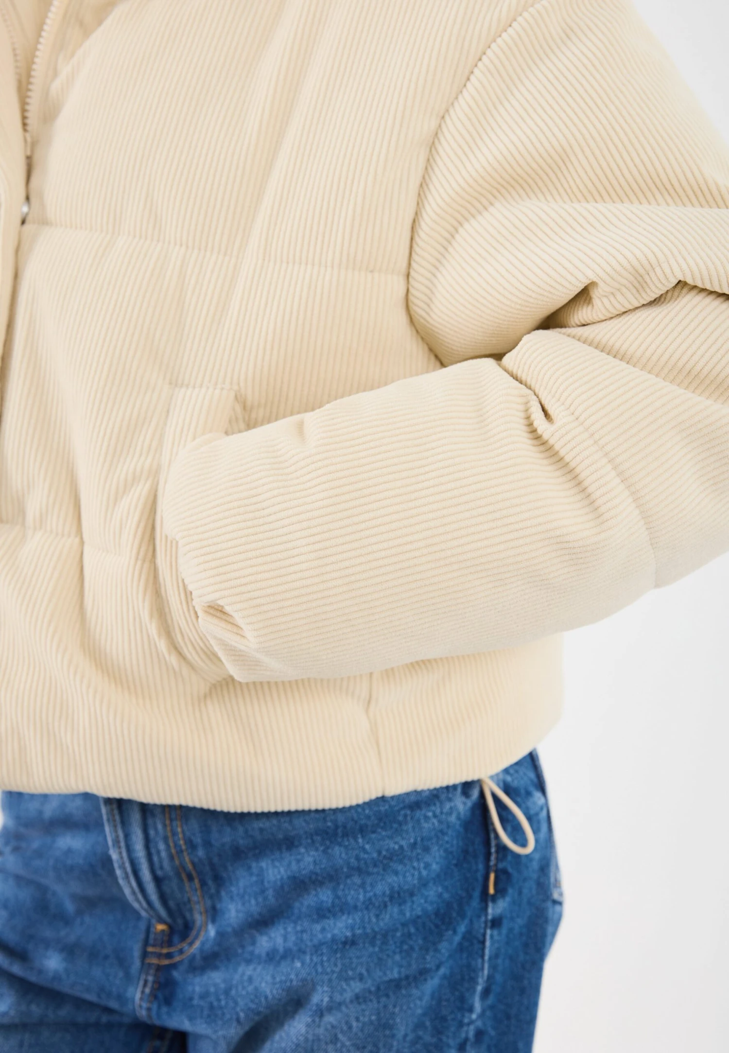 Even&Odd Winter Jacket - Cream 7 Even&Odd Winter Jacket - Cream - Image 5