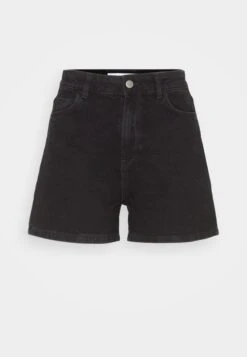 Even&Odd Denim Shorts - Black Denim -FOREVER 21 ac466514ff974d4fa25369de6e1ab0f0