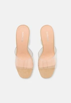 Even&Odd Heeled Mules - Transparent -FOREVER 21 ad6fcdaebd8b4b9880b70c0ee824cd77