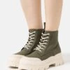 Even&Odd Ankle Boots - Khaki