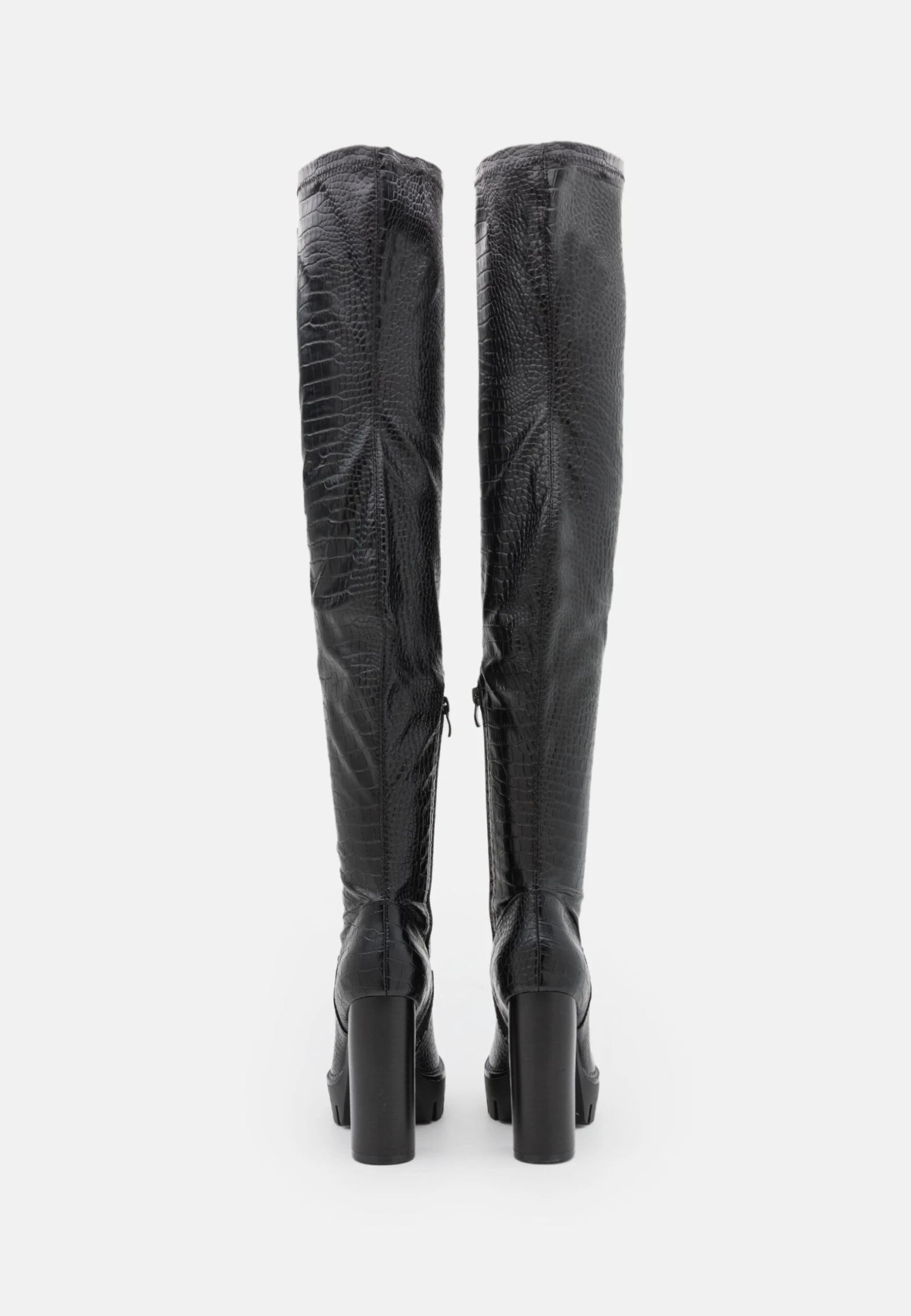 Even&Odd Over-The-Knee Boots - Black 6 Even&Odd Over-The-Knee Boots - Black - Image 4